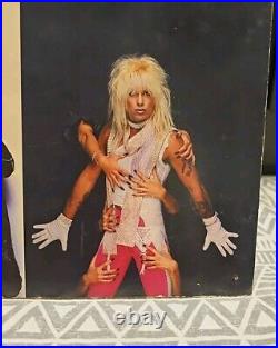 Original Richfield Coliseum Concert Poster Motley Crue Ohio 1985 READ ALL