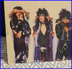 Original Richfield Coliseum Concert Poster Motley Crue Ohio 1985 READ ALL