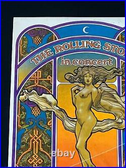 Original Rolling Stones Concert Poster from London 1969 Date Specific Rare AOR Original Rolling Stones Concert Poster from London 1969 Date Specific Rare AOR
