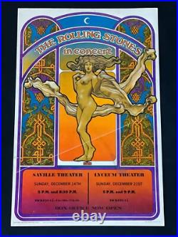 Original Rolling Stones Concert Poster from London 1969 Date Specific Rare AOR Original Rolling Stones Concert Poster from London 1969 Date Specific Rare AOR