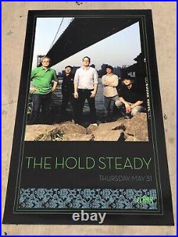 Original THE HOLD STEADY at The El Rey in LA SS Vinyl Concert Poster 35x55