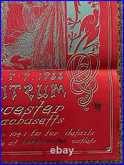 Original Vintage Poster Grateful dead concert memorabilia psychedelic blacklight