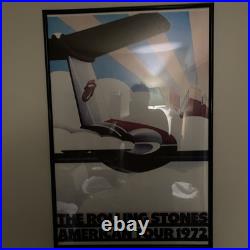 Original Vintage ROLLING STONES 1972 Exile Concert Tour Poster Authentic Original Vintage ROLLING STONES 1972 Exile Concert Tour Poster Authentic
