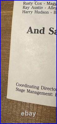 Original Willie Nelson Concert Poster-San Angelo Texas 1987-Rare