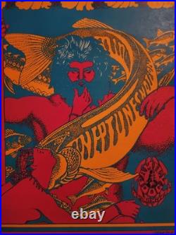 Original/rare Moby Grape & The Charlatans Concert Poster