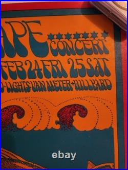 Original/rare Moby Grape & The Charlatans Concert Poster