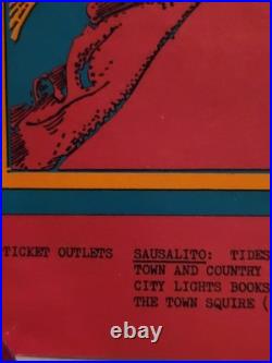 Original/rare Moby Grape & The Charlatans Concert Poster