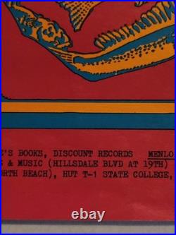 Original/rare Moby Grape & The Charlatans Concert Poster