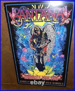 Original rock concert posters Carlos Santana 2016