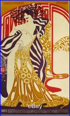 Original vintage poster HOWLIN WOLF CONCERT SAN FRANCISCO 1967