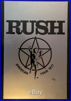 Outstanding Vintage Original 1977 Rush A Farewell To Kings Concert Tour Poster