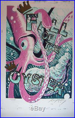 Oysterhead Fall Tour 2001 Concert Poster By Aj Masthay Phish Primus The Police