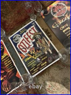 Ozzfest 1999 Concert Poster Black Sabbath Slipknot Rob Zombie Primus Deftones