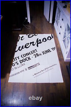 PAUL MC CARTNEY LIVERPOOL 1990 10x20 ft Giant Billboard Original Concert Poster