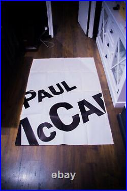 PAUL MC CARTNEY LIVERPOOL 1990 10x20 ft Giant Billboard Original Concert Poster
