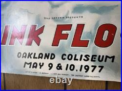 PINK FLOYD OAKLAND 1977 RANDY TUTEN BILL GRAHAM BGP concert poster 19.5x27.5 CGC