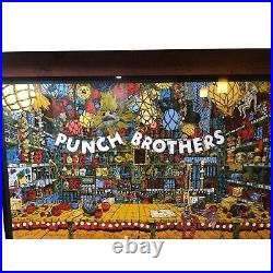 PUNCH BROTHERS CONCERT POSTER USA TOUR 2018 & Signed by the Band Framed Poster