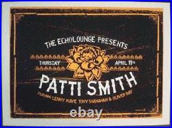 Patti Smith Atlanta 2002 Methane Concert Poster