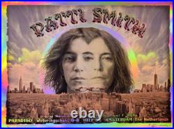Patti Smith Concert Poster Amsterdam 2018 Emek Foil Signed