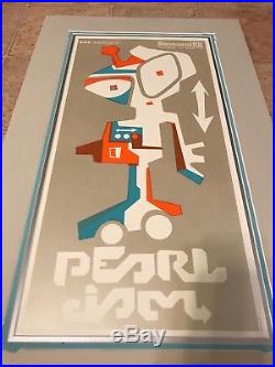 Pearl Jam 2000 Montreal AMES concert poster triple matted FREE SHIPPING