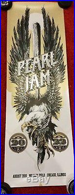 Pearl Jam 2016 Wrigley Field Concert Poster Set Of 5