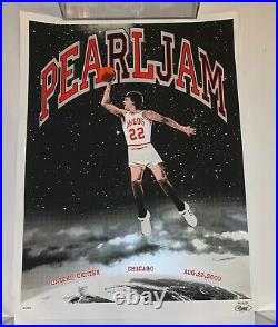 Pearl Jam 8/23/09 2009 Chicago Concert Poster Jeff Ament 18x24 Eddie Vedder S. E