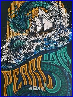 Pearl Jam Brad Klausen S/N Gdynia Poland Concert Poster Print 2010 A/P xx/200