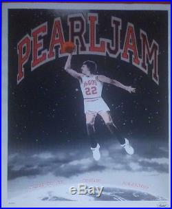Pearl Jam Chicago 2009 concert poster Jordan United Center