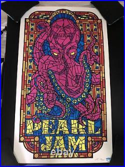Pearl Jam Concert Poster 07.10.2010 Lisbon Portugal Ames Bros Signed AP # 78/200