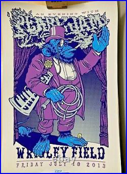 Pearl Jam July 19, 2013 Chicago Cubs Wrigley Field Concert Poster Ames Bros NEW