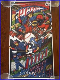 Pearl Jam Live at Wrigley Field 2016 Tour Concert Print Brad Klausen Poster