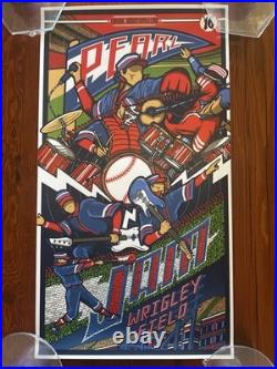 Pearl Jam Live at Wrigley Field 2016 Tour Concert Print Brad Klausen Poster