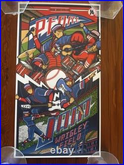 Pearl Jam Live at Wrigley Field 2016 Tour Concert Print Brad Klausen Poster