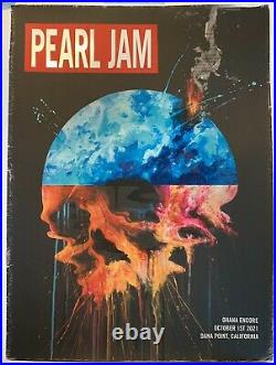 Pearl Jam Ohana poster encore 2021 pj concert tour 10/1 meggs art