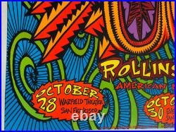 Pearl Jam Rollins Band Oct 28, 1993 San Francisco Ca Rock Concert Poster P083-po
