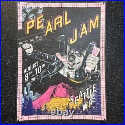Pearl Jam Screen Print Concert Poster 18x24 Seattle 2018 Faile Limited Edition