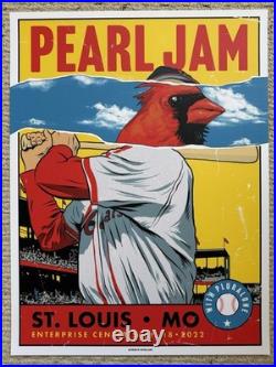 Pearl Jam St Louis 2022 SE Poster 9/18 Enterprise Ian Williams PJ Concert Tour
