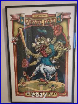 Pearl Jam Wrigley Field Concert Poster 2013 Very Rare Pearl Jam Wrigley Field Concert Poster 2013 Very Rare