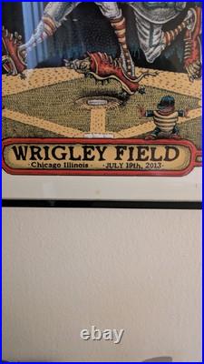 Pearl Jam Wrigley Field Concert Poster 2013 Very Rare Pearl Jam Wrigley Field Concert Poster 2013 Very Rare