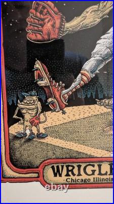 Pearl Jam Wrigley Field Concert Poster 2013 Very Rare Pearl Jam Wrigley Field Concert Poster 2013 Very Rare