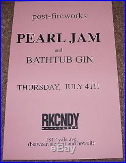 Pearl Jam concert poster flyer collection Seattle Northwest Mookie Blaylock RARE
