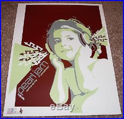 Pearl Jam silkscreen concert poster Cleveland Ames Bros 2003