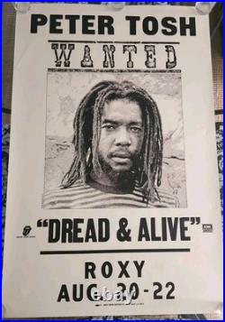 Peter Tosh Original Concert Poster 1981
