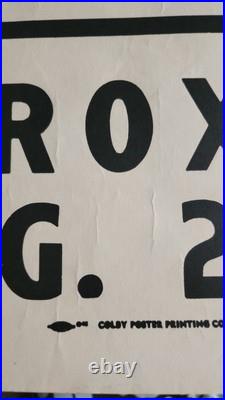 Peter Tosh Original Concert Poster 1981