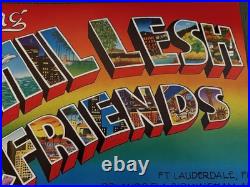 Phil Lesh Autographed Spring 2001 Concert Tour Poster Grateful Dead Bassiest