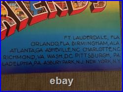 Phil Lesh Autographed Spring 2001 Concert Tour Poster Grateful Dead Bassiest Phil Lesh Autographed Spring 2001 Concert Tour Poster Grateful Dead Bassiest