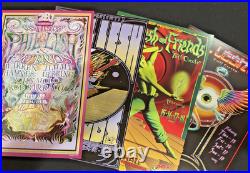 Phil Lesh & Friends 2001 Maritime Hall San Francisco 4 Concert Poster Set Mint