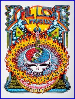 Phil Lesh & Friends 80th Birthday Concert Poster Letterpress by AJ Masthay #/250 Phil Lesh & Friends 80th Birthday Concert Poster Letterpress by AJ Masthay #/250