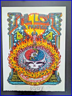 Phil Lesh & Friends 80th Birthday Concert Poster Letterpress by AJ Masthay #/250 Phil Lesh & Friends 80th Birthday Concert Poster Letterpress by AJ Masthay #/250