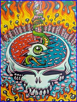 Phil Lesh & Friends 80th Birthday Concert Poster Letterpress by AJ Masthay #/250 Phil Lesh & Friends 80th Birthday Concert Poster Letterpress by AJ Masthay #/250